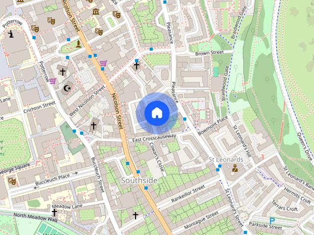 Townhouse for rent in Southside, Scotland