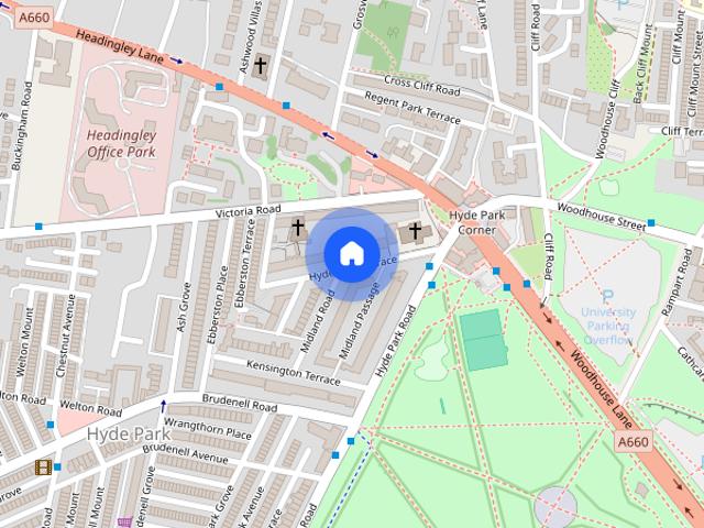 House for rent in Hyde Park, Leeds