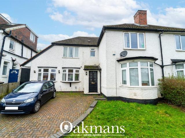 House for sale in Bournbrook, West Midlands
