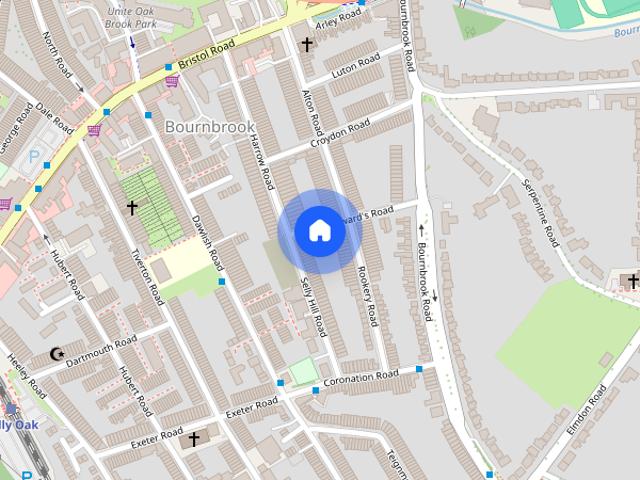 Townhouse for rent in Bournbrook, West Midlands