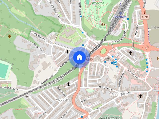 Townhouse for rent in Viaduct, Durham
