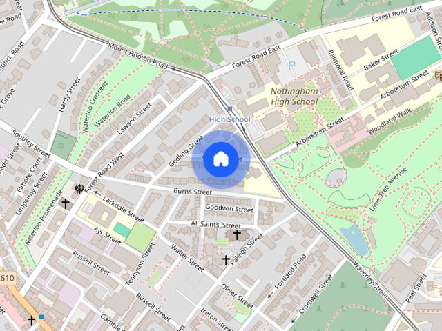 Townhouse for rent in Forest Fields, Haddon