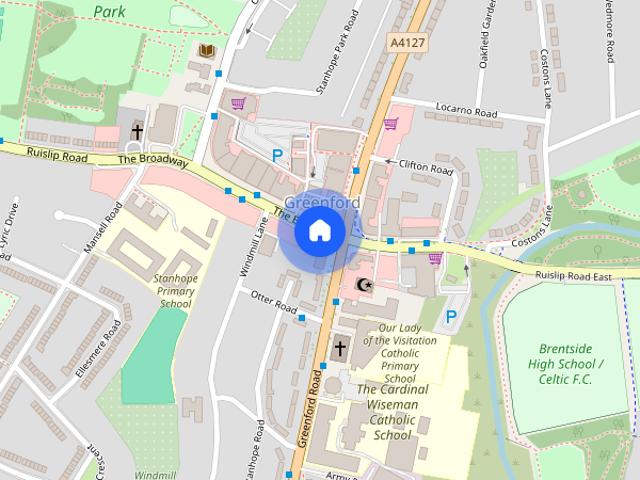 Apartment for rent in London Borough of Ealing, Greenford