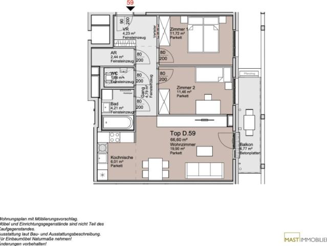 Dachgeschosswohnung kaufen in Floridsdorf, Wien