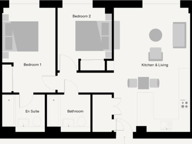 Apartment for rent in Leicester, Black Friars