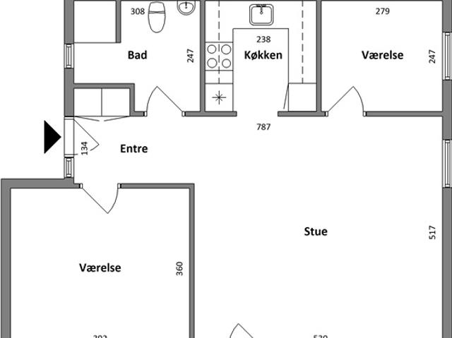 Lejlighed til leje i Hadsund, Brønderslev-Dronninglund