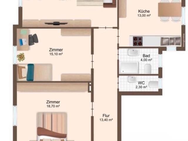 Wohnung kaufen in Augustavorstadt, Rastatt