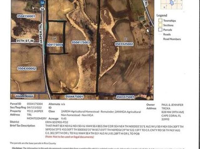 Land for sale in Montgomery, Minnesota