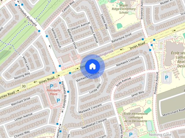Townhouse for rent in Notting Gate, Ottawa
