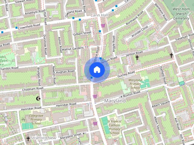 House for rent in Maryland, Greater London