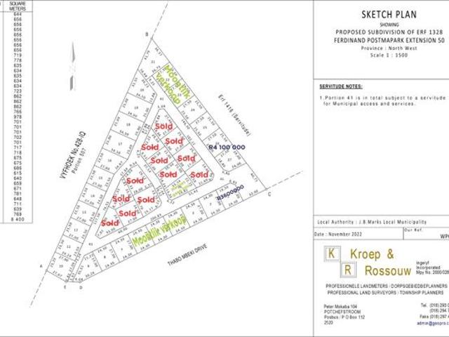 Land for sale in Dr Kenneth Kaunda, North West