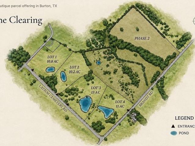 Land for sale in Burton, Texas