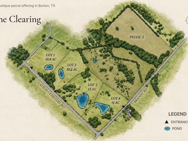 Land for sale in Burton, Texas
