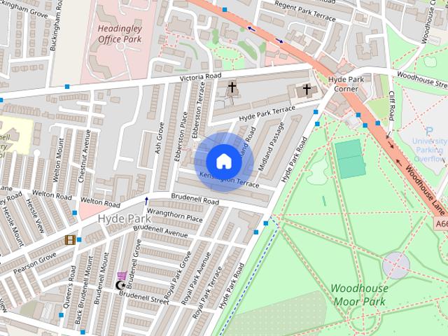 House for rent in Hyde Park, Leeds