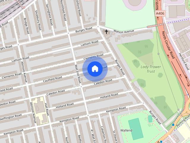 Townhouse for rent in Little Ilford, Greater London