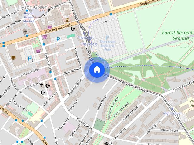 Apartment for rent in Hyson Green, Haddon
