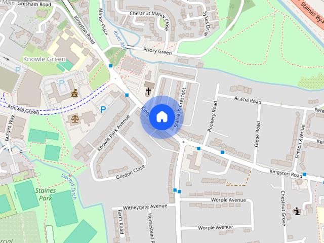 Apartment for rent in Knowle Green, Lower Halliford