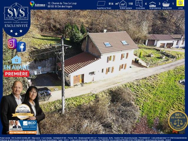 Maison vente à Saint-Dié-des-Vosges, Saint-dié
