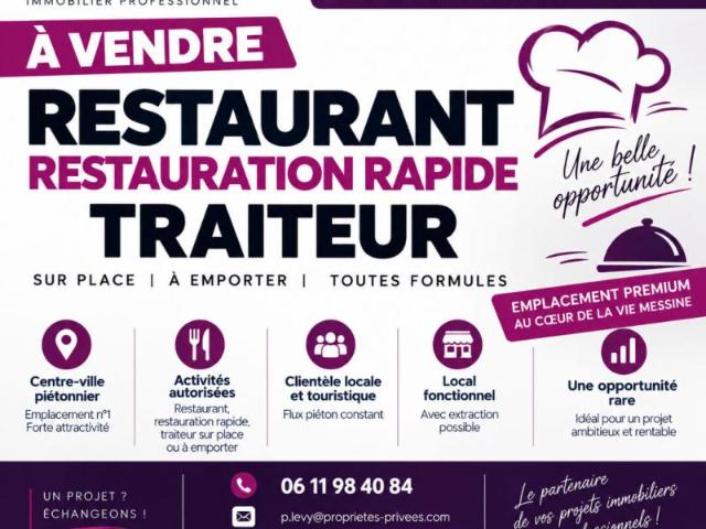 Local Commercial vente à Metz