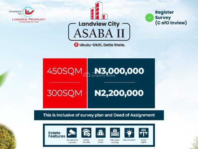Land for sale in Oshimili South, Delta