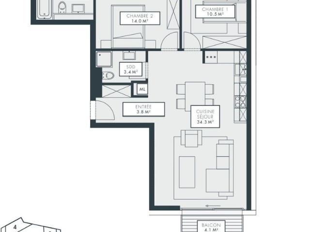 Apartment mieten in Territet, Montreux