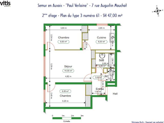 Appartement location à Semur-en-Auxois, Côte-d'Or