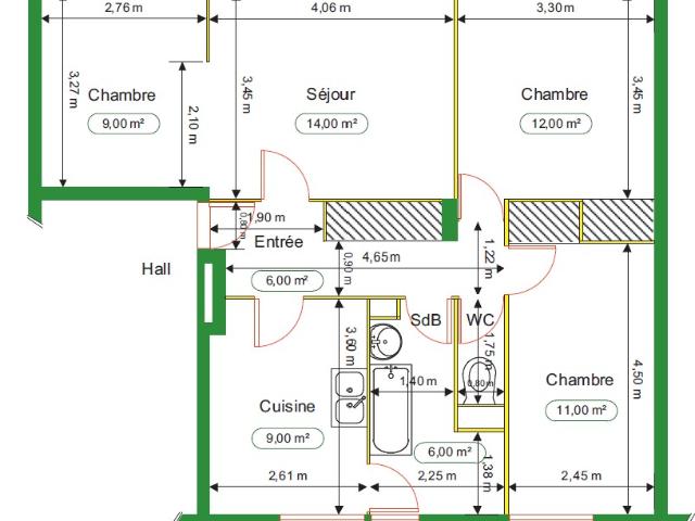 Appartement location à Belle-Île, Chelles