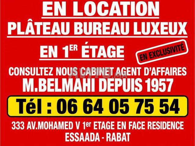 Bureau location à Rbat