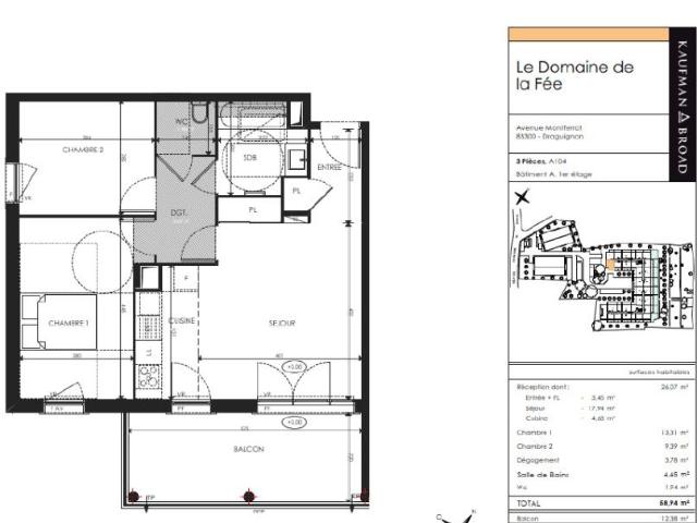 Appartement location à Arrondissement de Draguignan, Draguignan