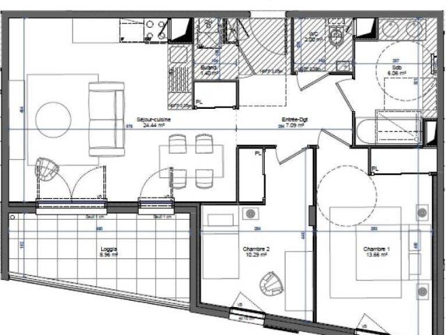 Appartement location à Le Billard, Neuville-sur-Saône