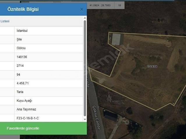 Şile, İstanbul içerisinde satılık Arsa