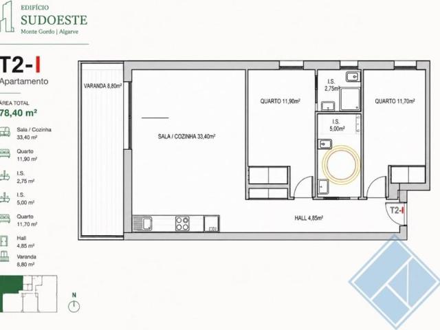 Apartamento venda em Vila Real De Santo António, Faro