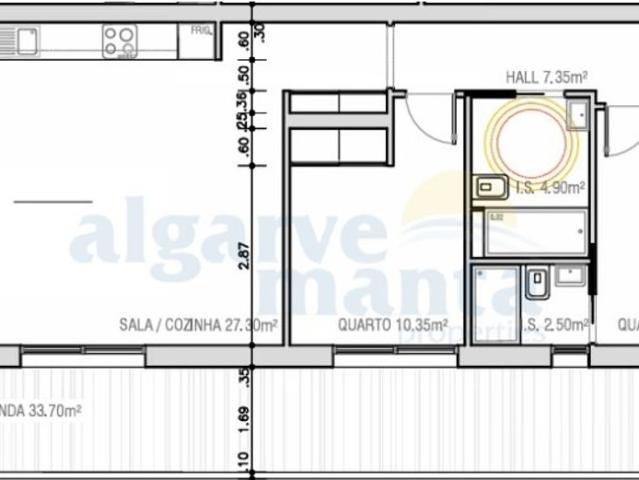 Apartamento venda em Vila Real De Santo António, Faro