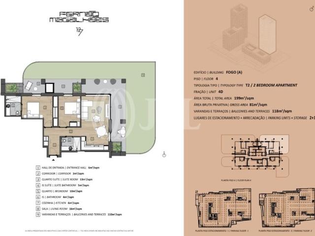 Apartamento venda em Porto