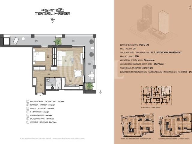 Apartamento venda em Porto
