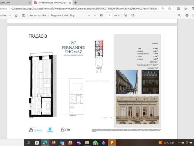 Apartamento venda em Porto, Cedofeita