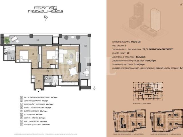 Apartamento venda em Porto