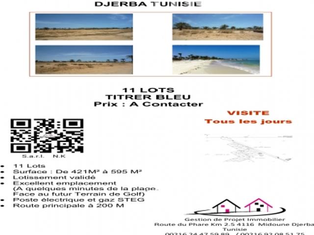 Terrain vente