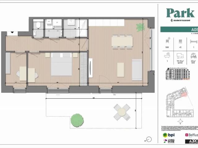 Appartement vente à Anderlecht, Bruxelles
