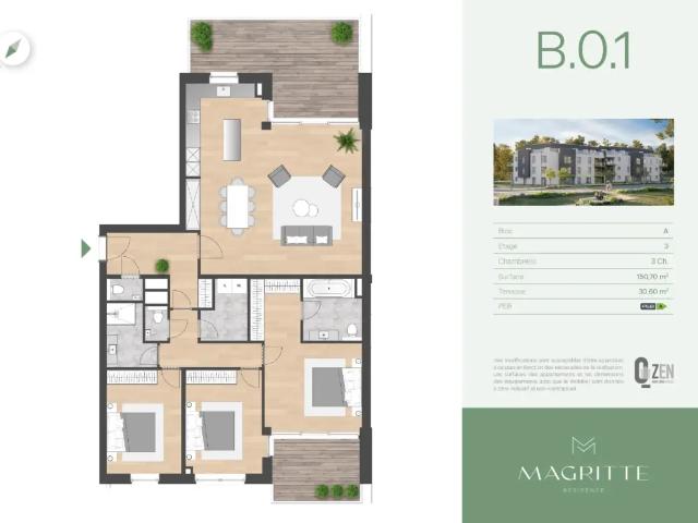 Appartement vente à Liège, Wallonie
