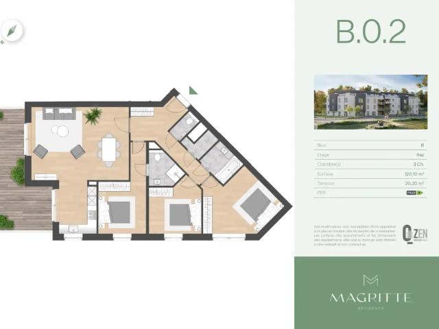 Appartement vente à Liège, Wallonie