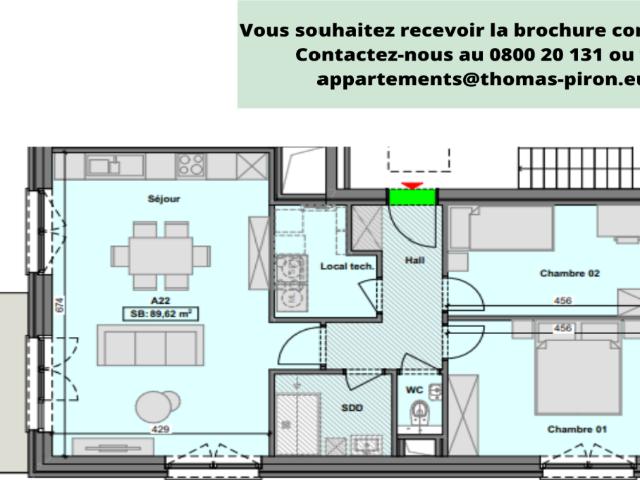 Appartement vente à Charleroi, Hainaut