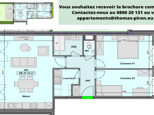 Appartement vente à Charleroi, Hainaut