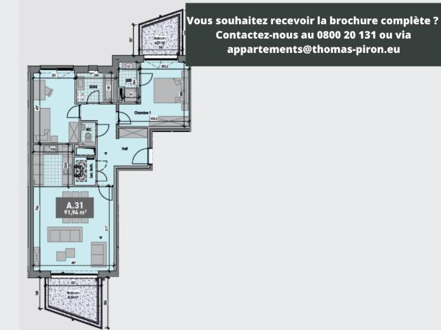 Appartement vente à Gembloux, Wallonie
