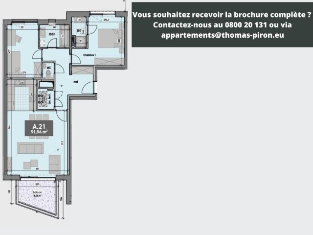 Appartement vente à Gembloux, Wallonie
