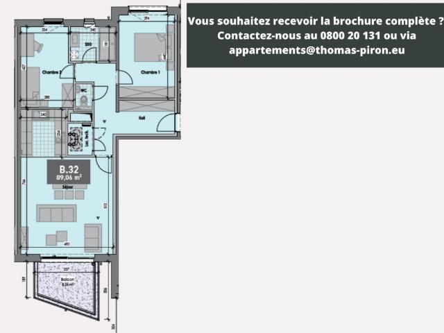 Appartement vente à Gembloux, Wallonie