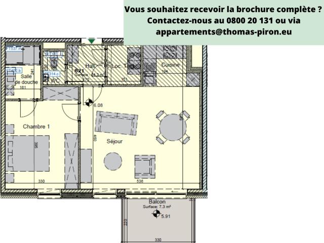 Appartement vente à Hannut, Liège