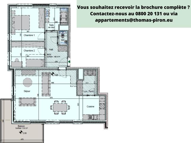 Appartement vente à Hannut, Liège