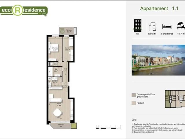 Appartement vente à Guillemins, Liège