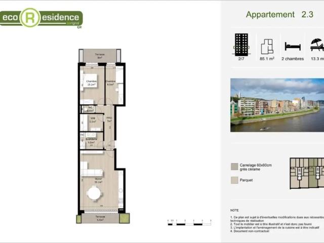 Appartement vente à Guillemins, Liège